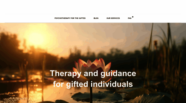 psychotherapyservicesforthegifted.com