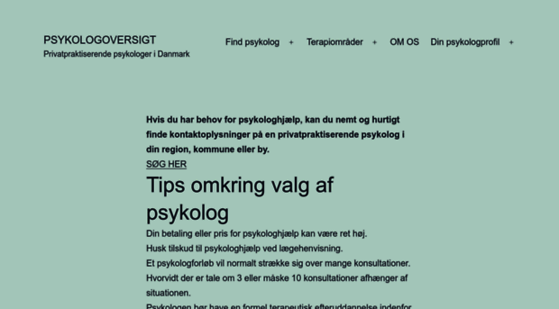 psykologoversigt.dk