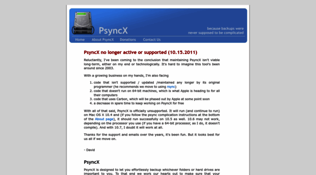 psyncx.sourceforge.net