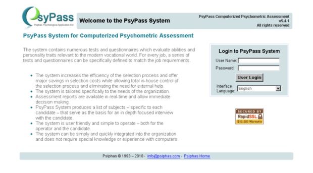 psypass.com