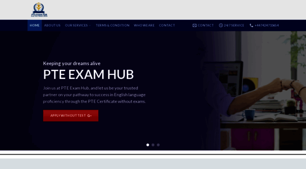 pteexamhub.com