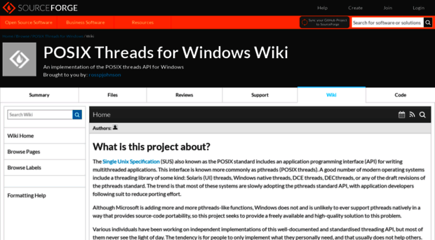 pthreads4w.sourceforge.net