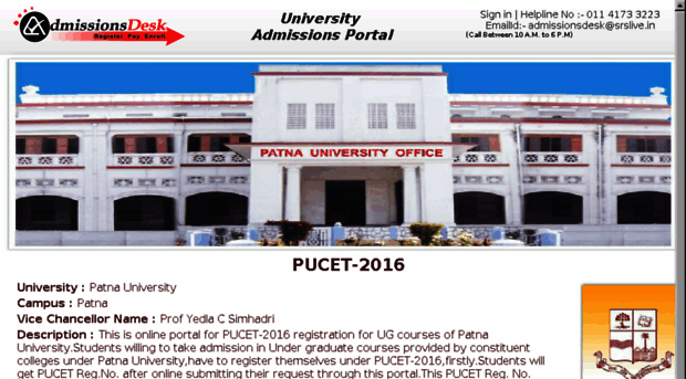 pu.admissionsdesk.in