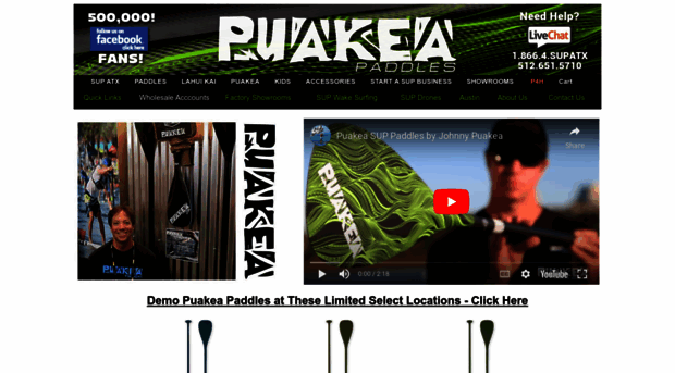 puakeapaddles.com