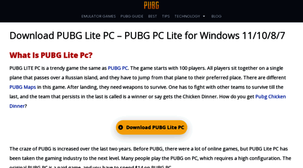 pubglitepc.com