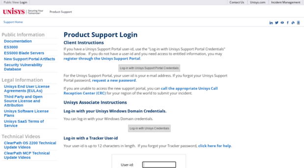 public.support.unisys.com