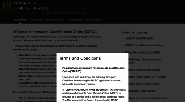 publicaccess.courts.state.mn.us