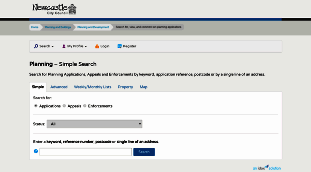 publicaccessapplications.newcastle.gov.uk