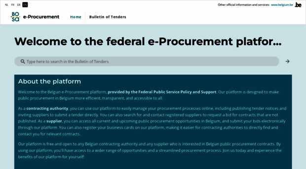 publicprocurement.be