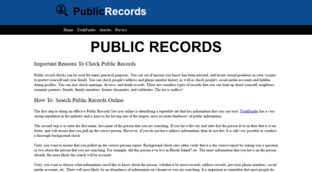 publicrecords.report