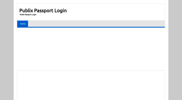 publixpassportlogin.com