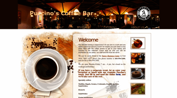 puccinoscoffeebar.com