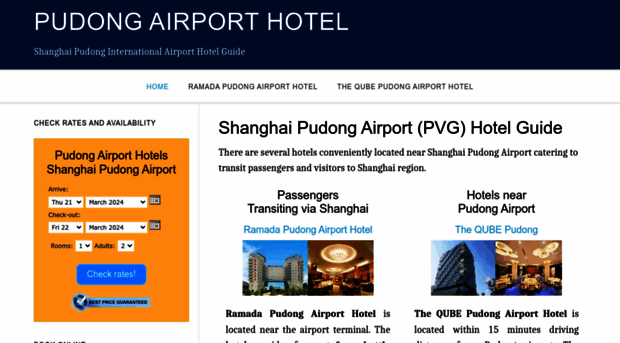 pudongairporthotel.com