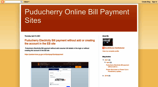 puducherryonlinebillpayment.blogspot.com