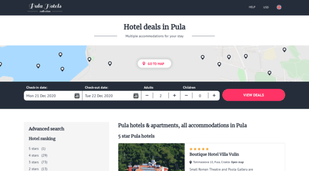 pula-hotels.com