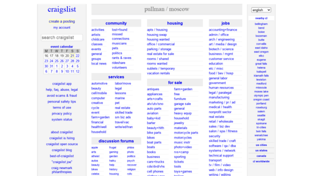 pullman.craigslist.org