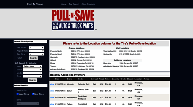 pullnsave.usedtireshop.net