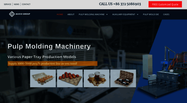 pulpmoldingmachinery.com