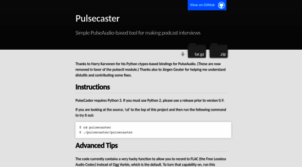 pulsecaster.org