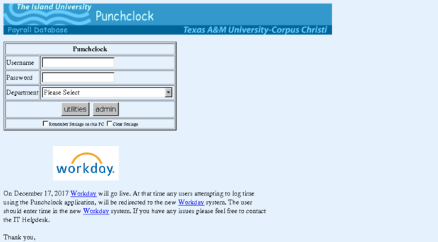 punchclock.tamucc.edu