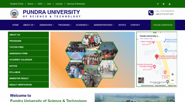 pundrouniversity.edu.bd