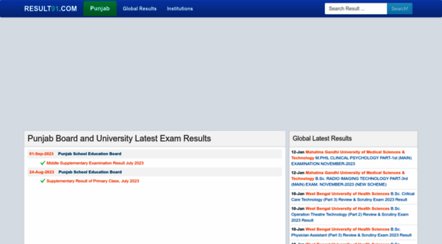 punjab.result91.com