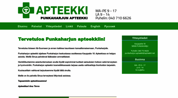 punkaharjunapteekki.fi