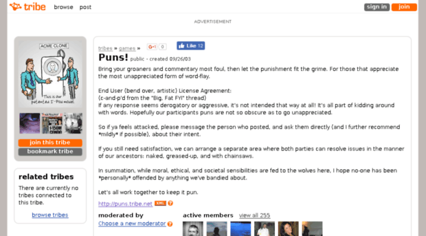 puns.tribe.net