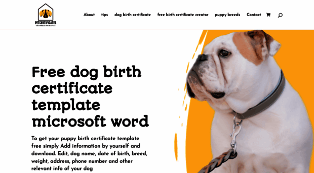 puppybirthcertificate.com