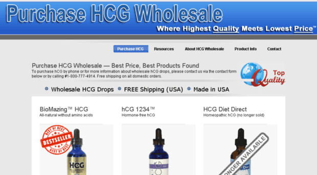 purchasehcgwholesale.com