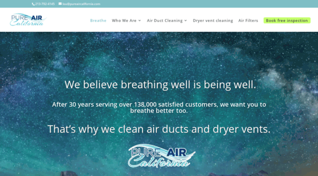 pureaircalifornia.com