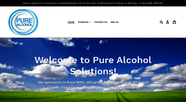 purealcoholsolutions.com