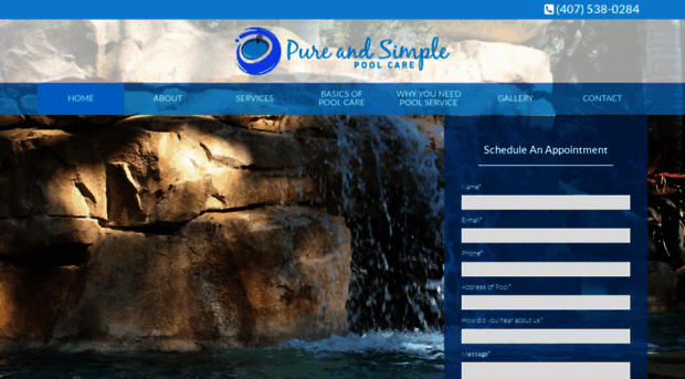 pureandsimplepoolcare.com