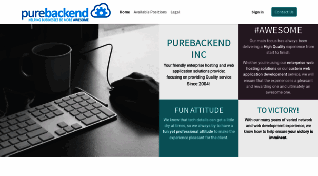 purebackend.com