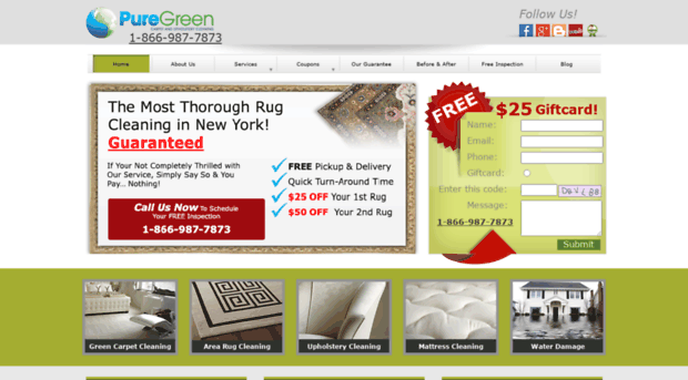 puregreencarpetcleaning.com