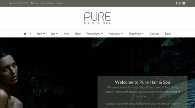 purehairspa.co.uk