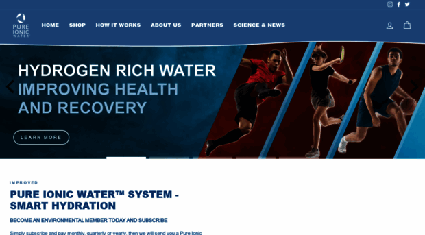 pureionicwater.com