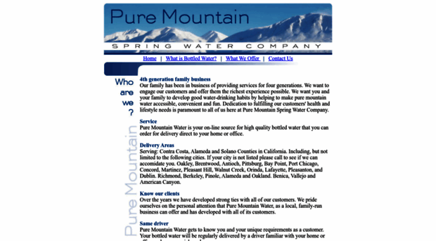 puremountainspringwater.com