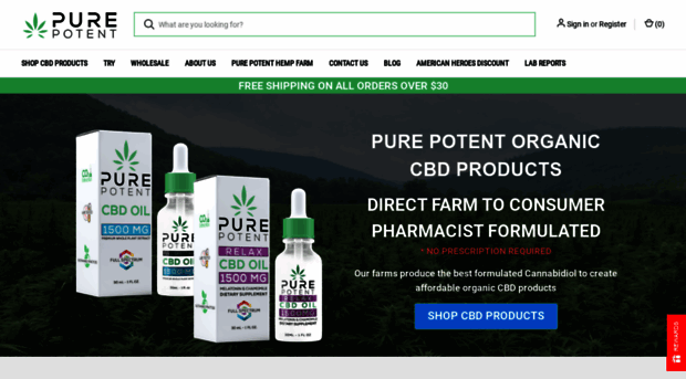 purepotentcbd.com