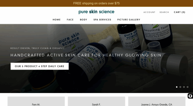 pureskinscience.com