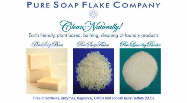 puresoapflakes.com