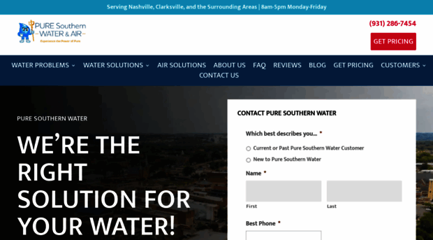 puresouthernwater.com
