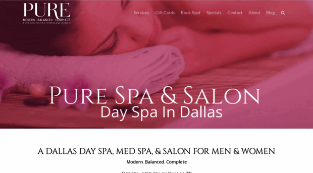 purespaandsalon.com