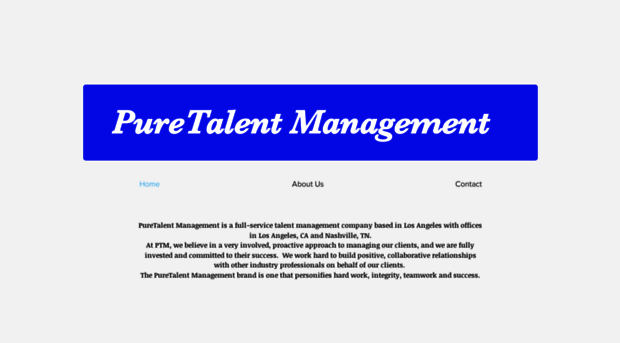 puretalentmanagement.com