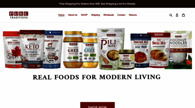 puretraditionsfoods.com