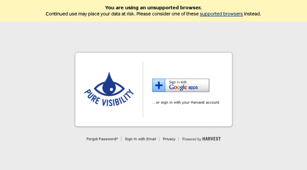 purevisibilityinc.harvestapp.com