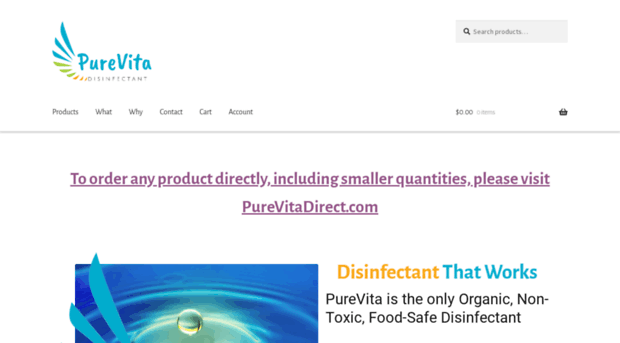 purevitadisinfectant.com