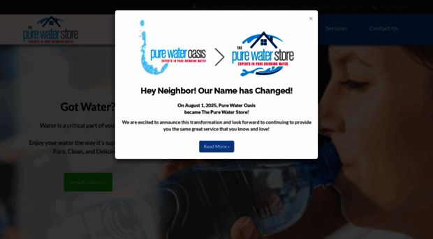 purewaterstorekc.com