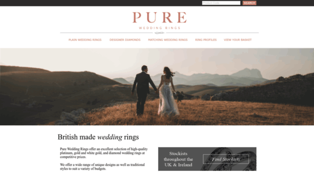 pureweddingrings.co.uk