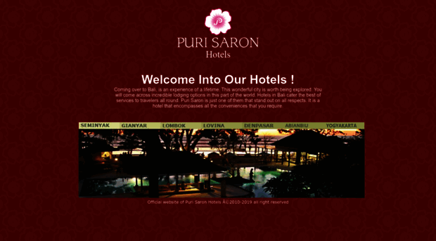 purisaronhotels.com